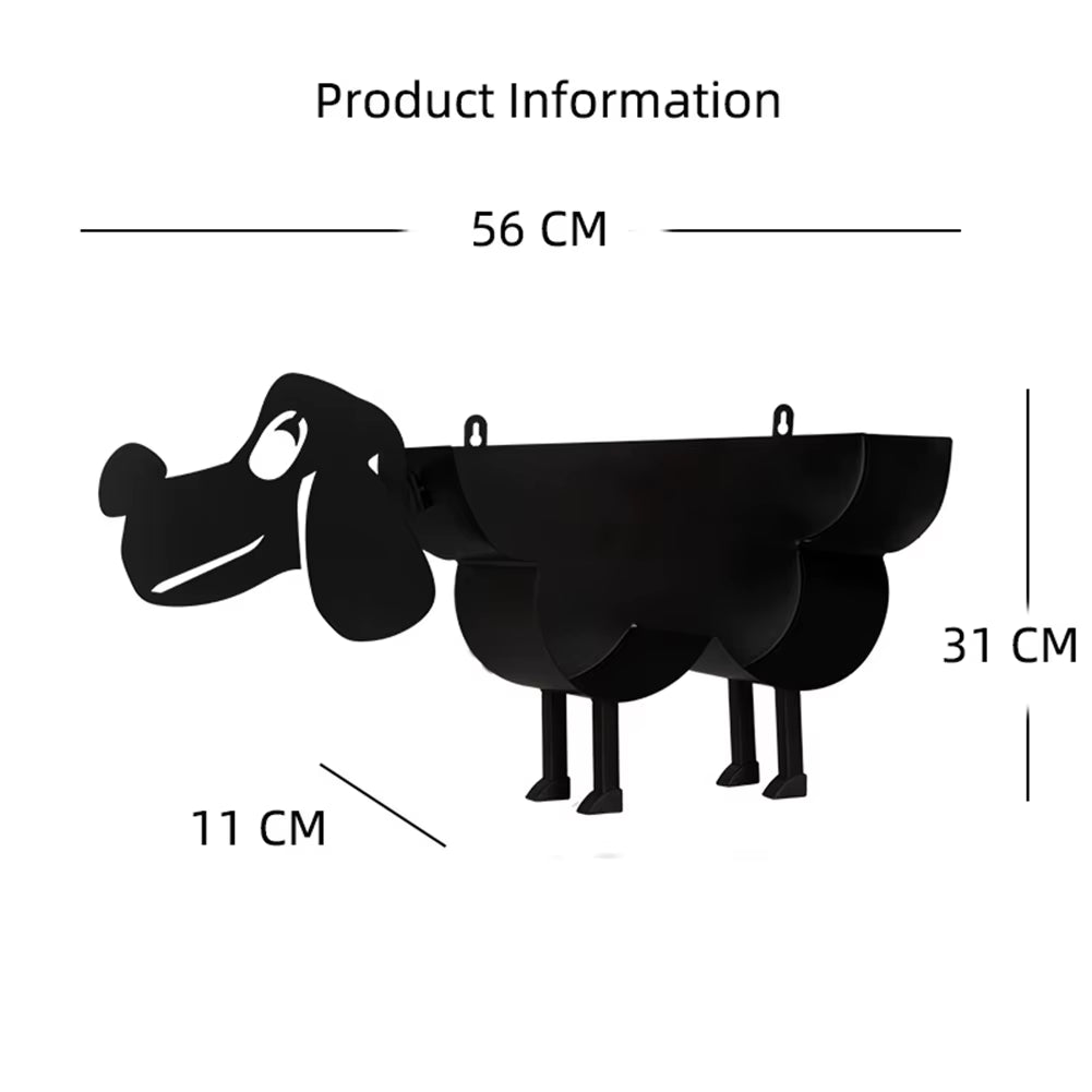 Funny Metal Iron Animal Shape Decorative Toilet Paper Racks Free Standing Bathroom Tissue Storage Roll Paper Holder Accessories